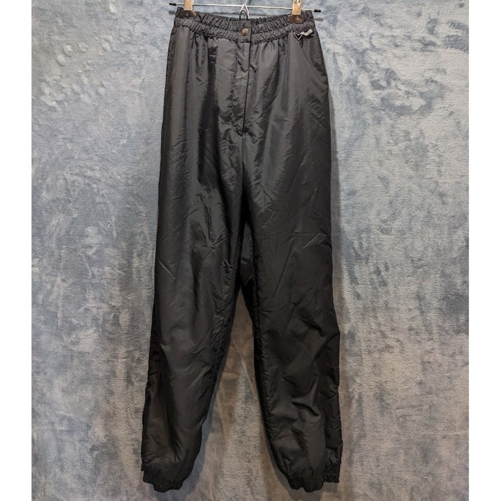 Vintage 90s Obermeyer Skiwear Ski Pants Womens 8 Insulated Winter Gear Black